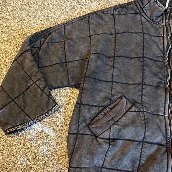 Free People Charcoal Puffer Jacket - Picture 4 of 15